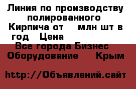 Линия по производству полированного  Кирпича от 70 млн.шт.в год › Цена ­ 182 500 000 - Все города Бизнес » Оборудование   . Крым